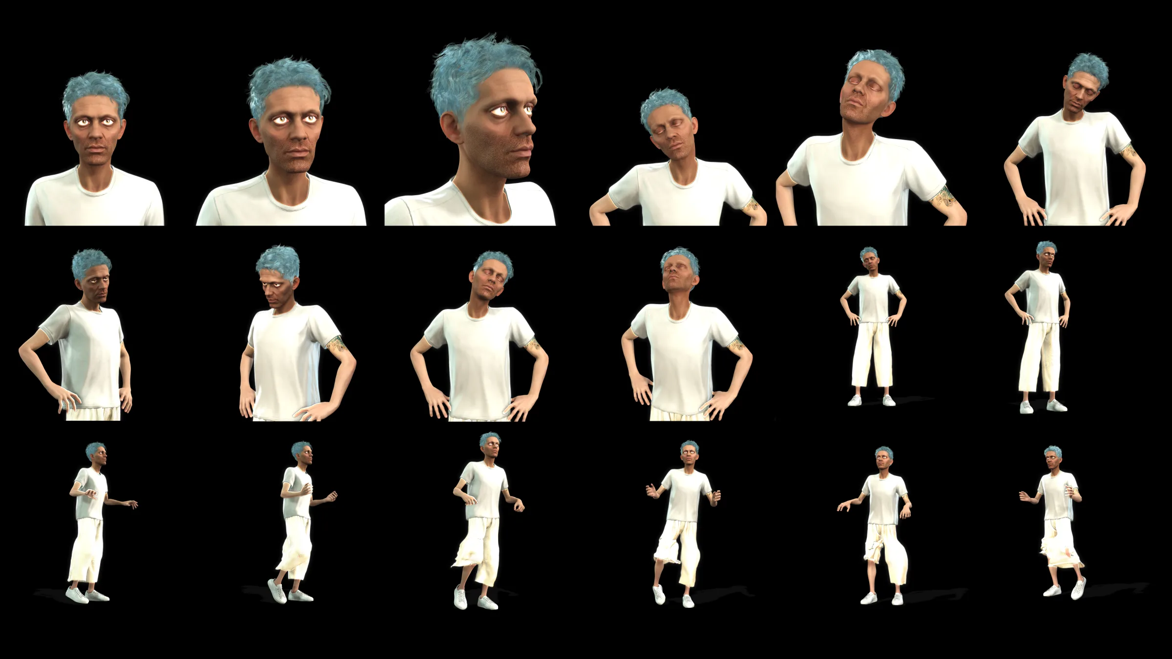 LoRA character training
