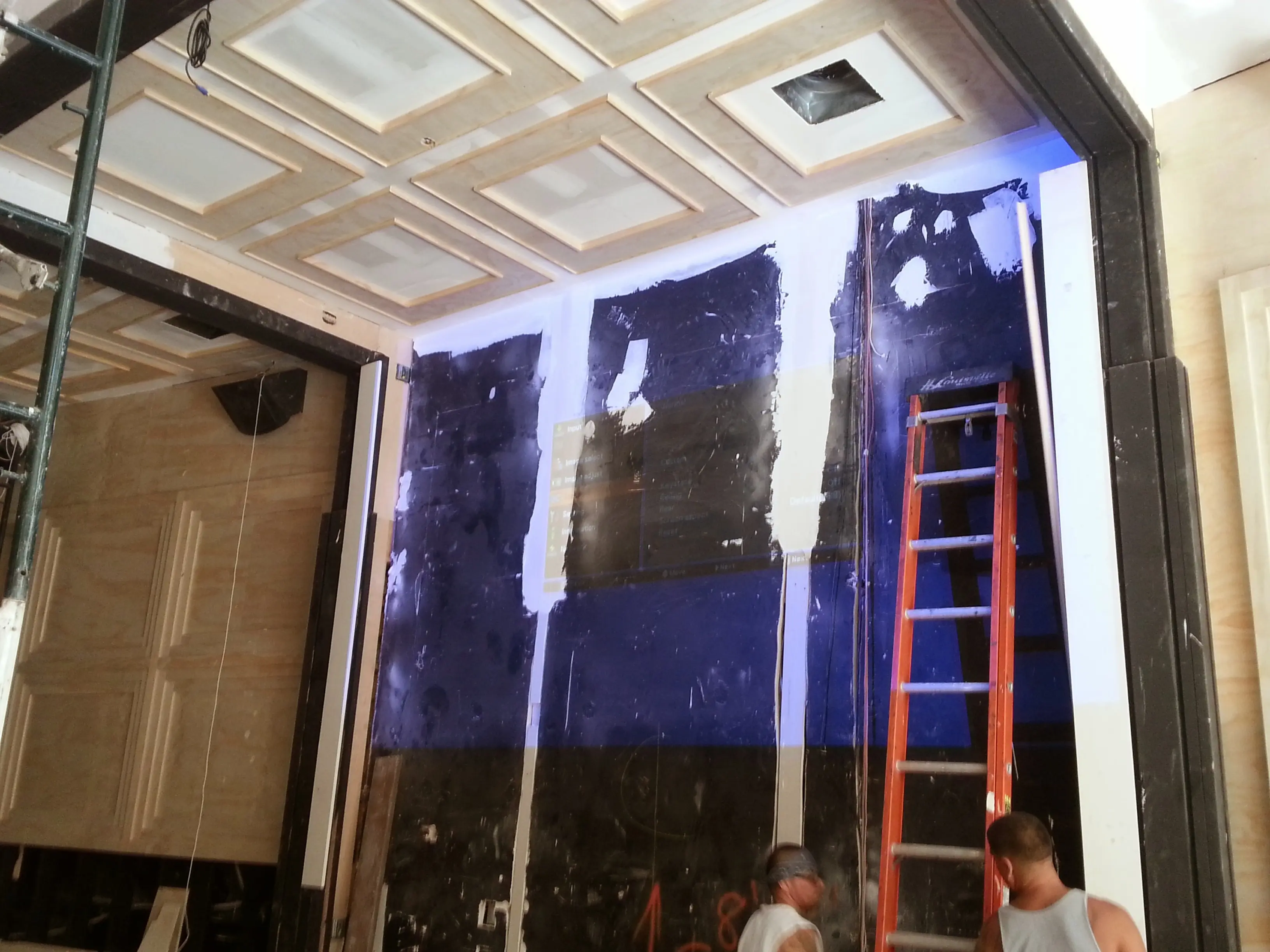 Hooray Henrys interactive projection mapping