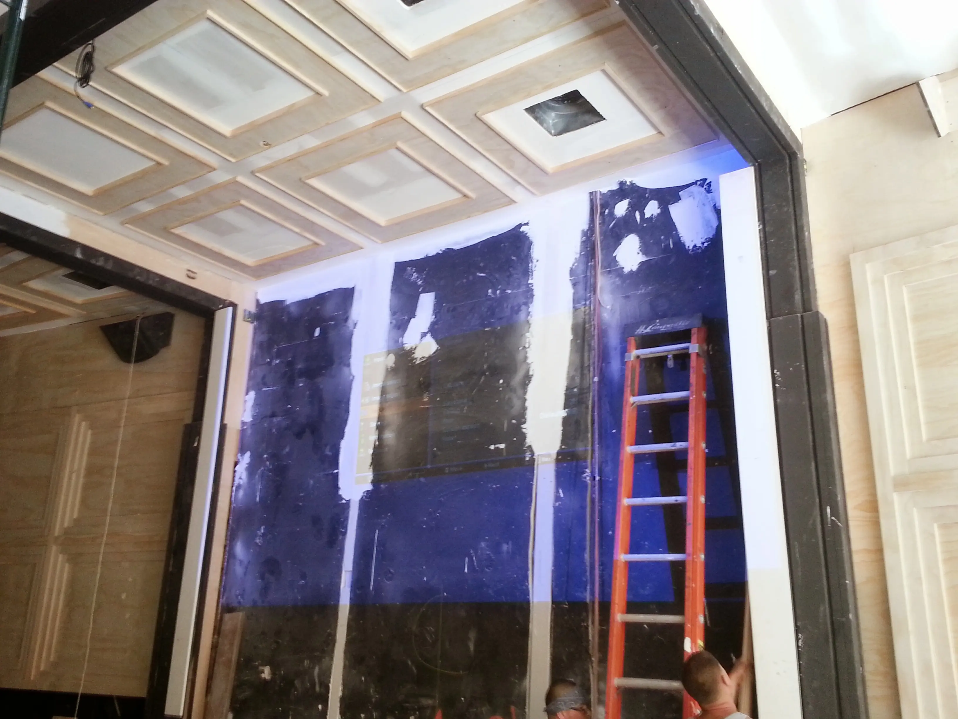 Interior build at Hooray Henry's