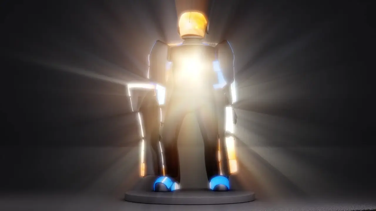 Lightman visualization — flexible L.E.D. costume concept
