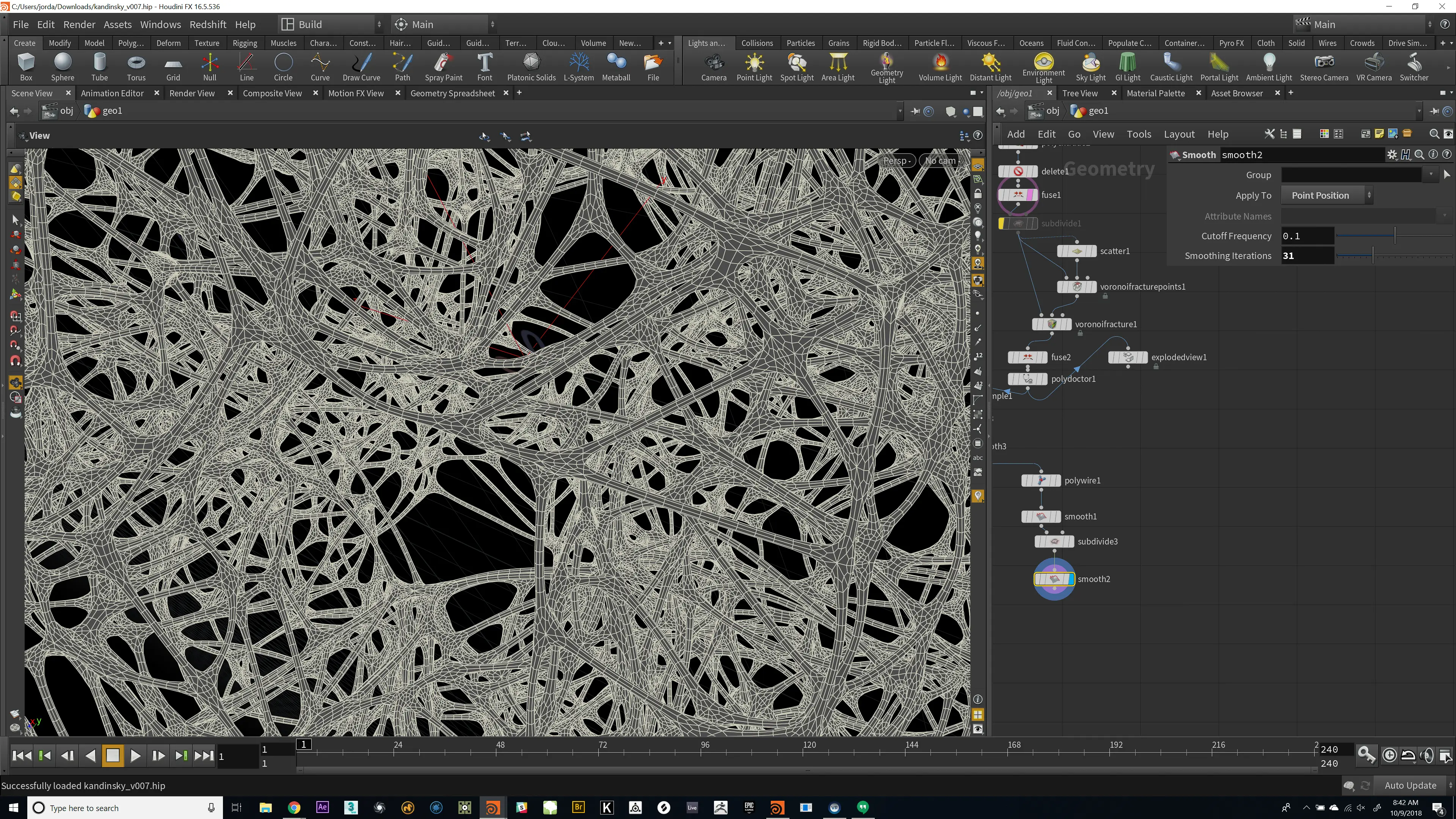 Houdini plant asset