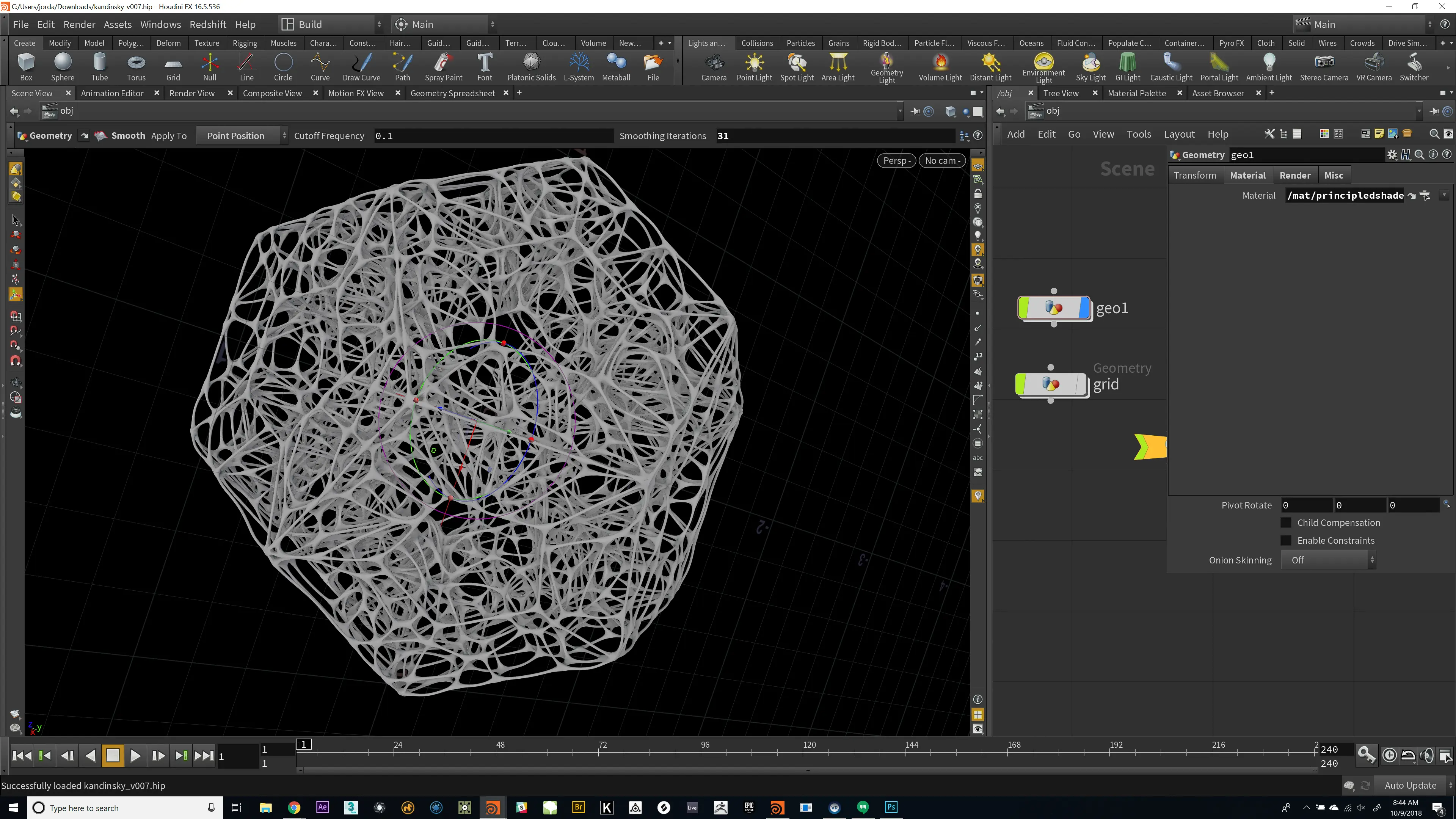 Houdini terrain detail