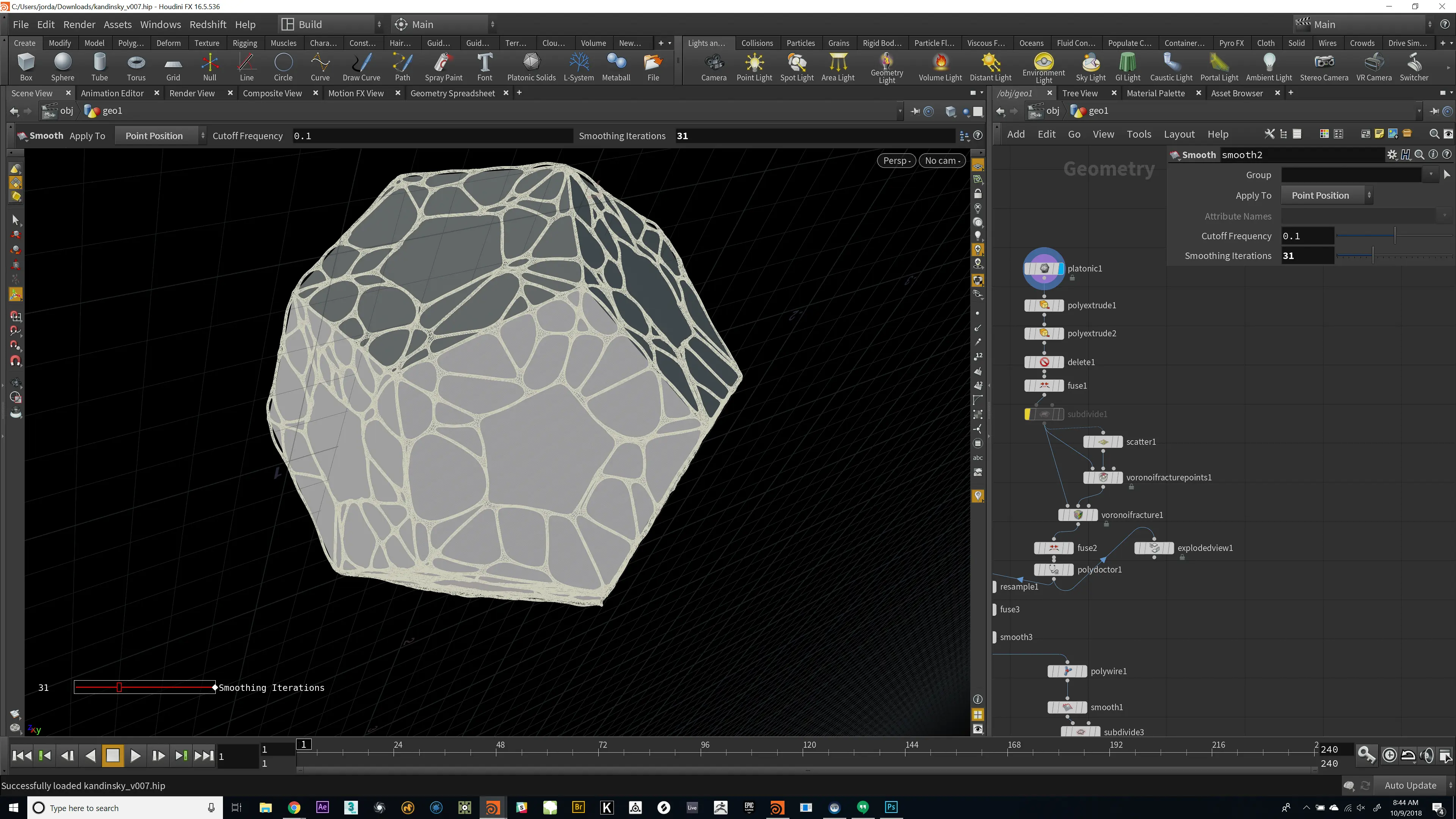Houdini terrain detail