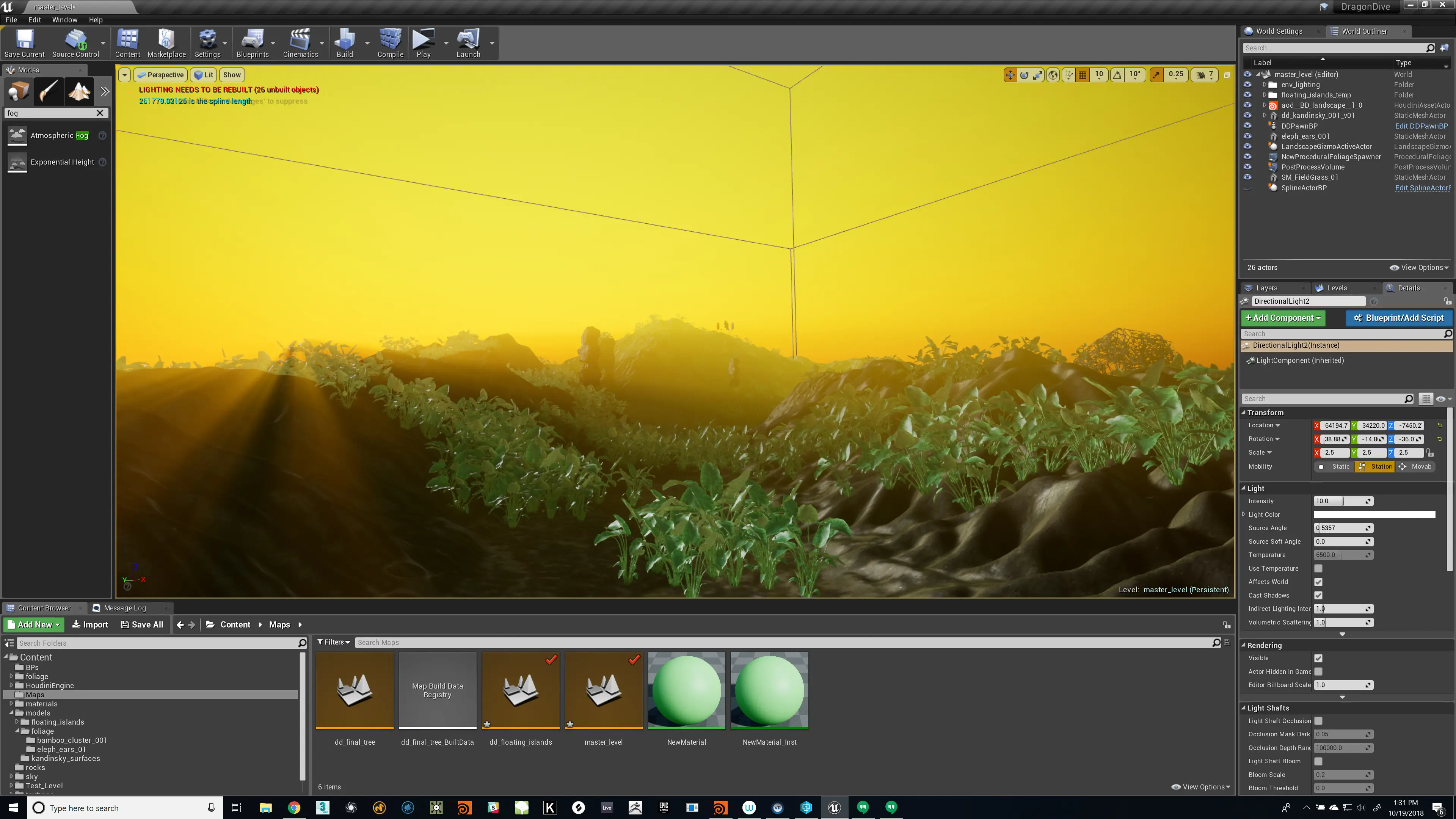 Unreal jungle detail
