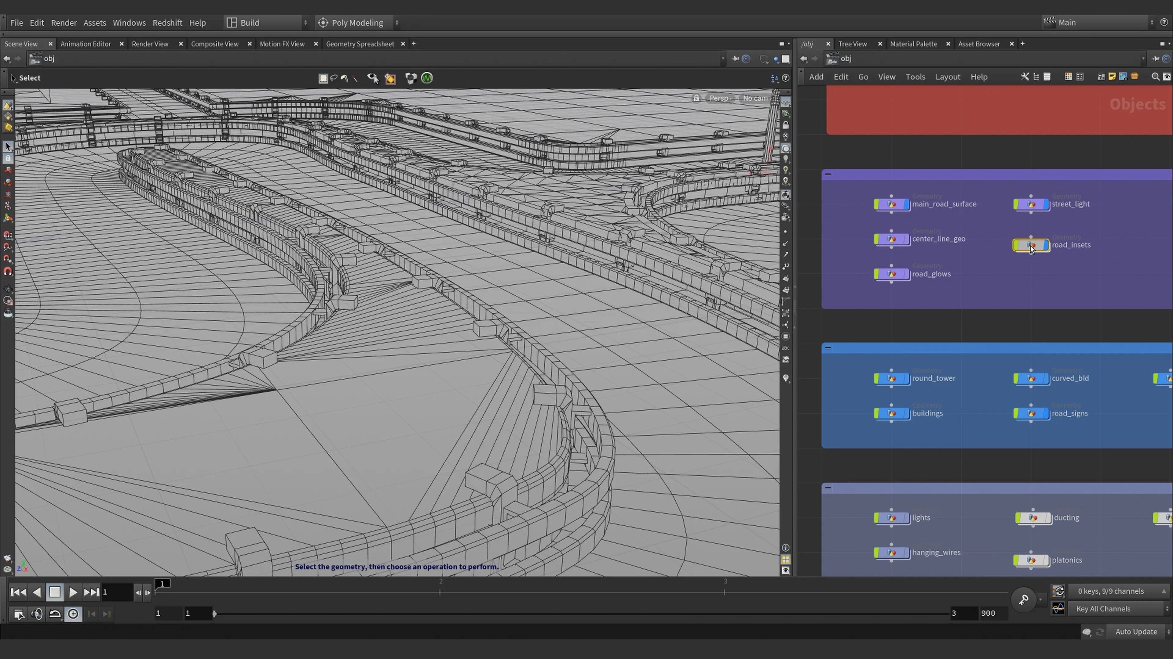Houdini procedural level design