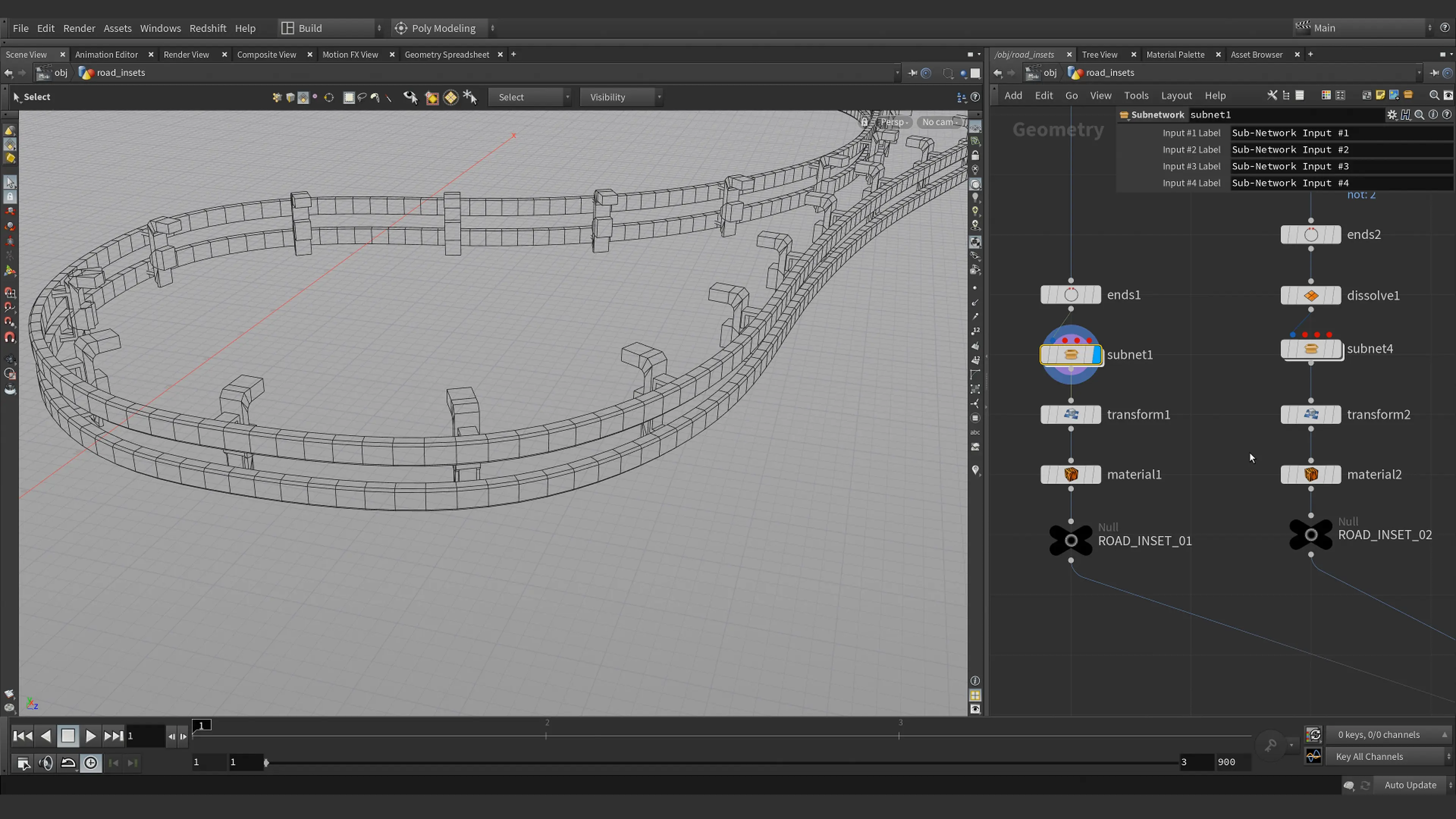 Houdini procedural level design