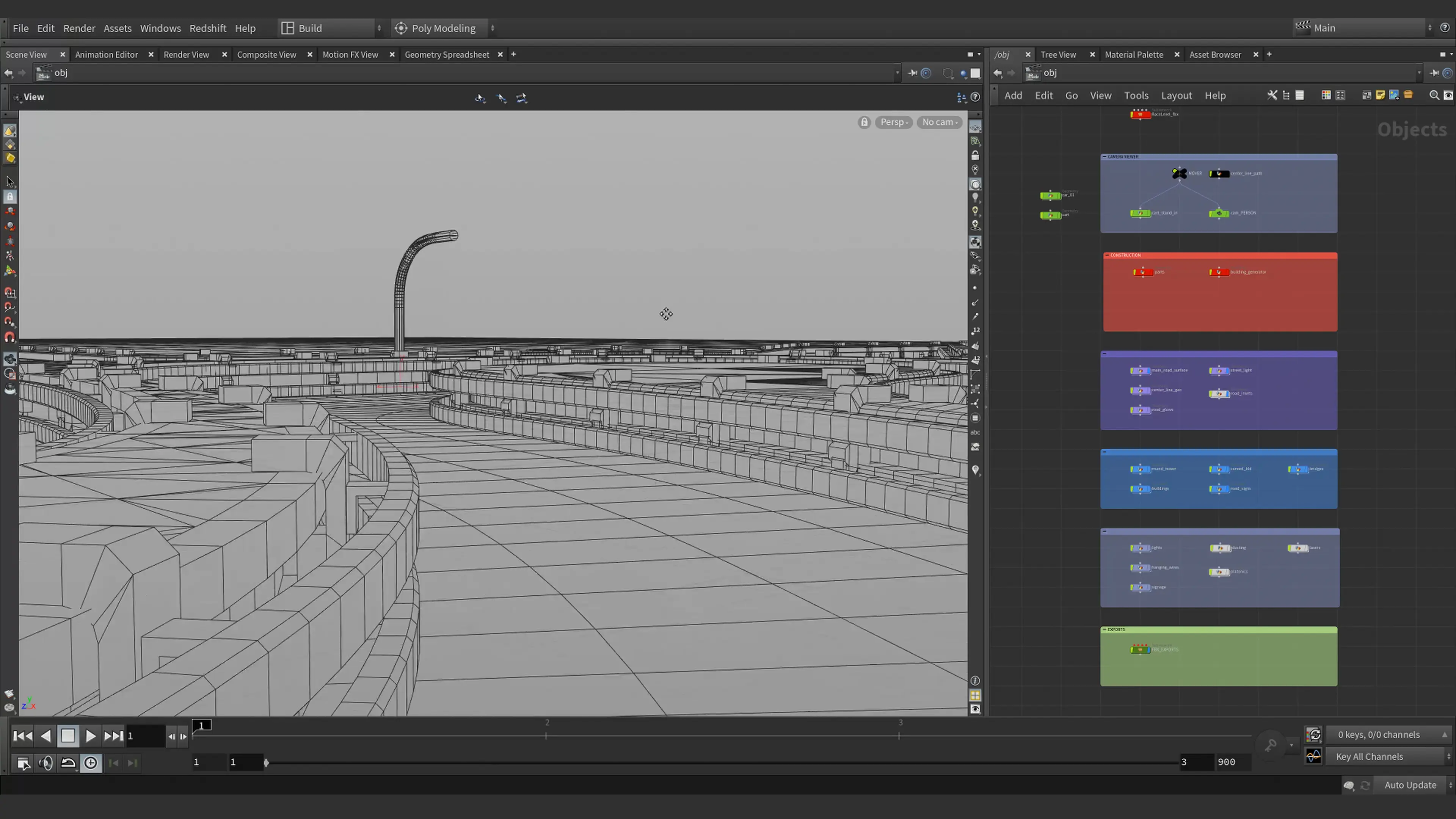 Houdini asset production