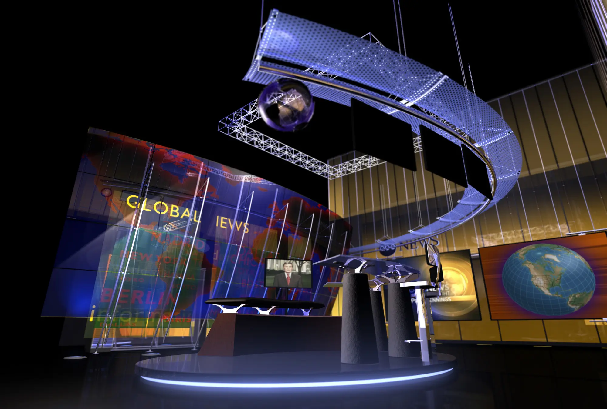 Tribe Design stage and broadcast concept design