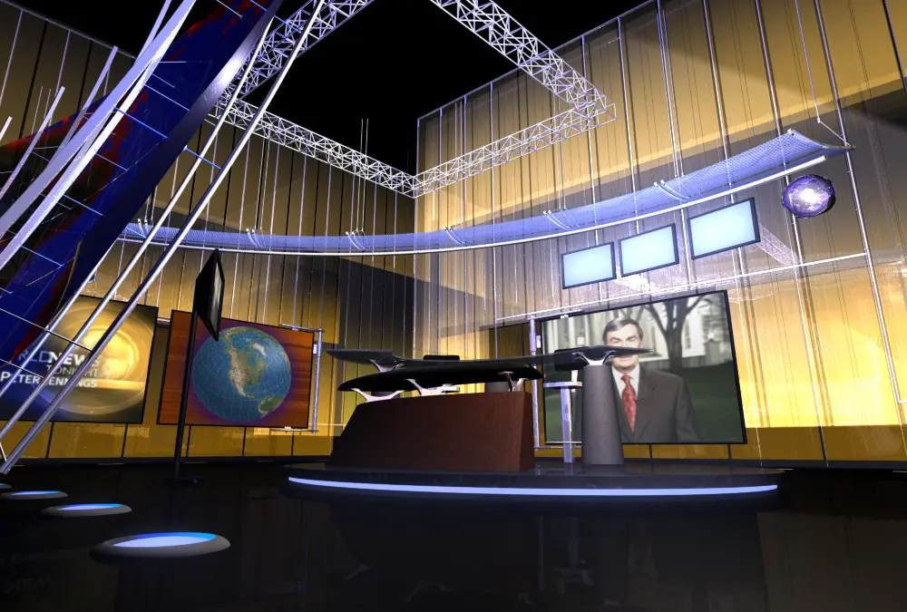 ABC World News Tonight set design detail
