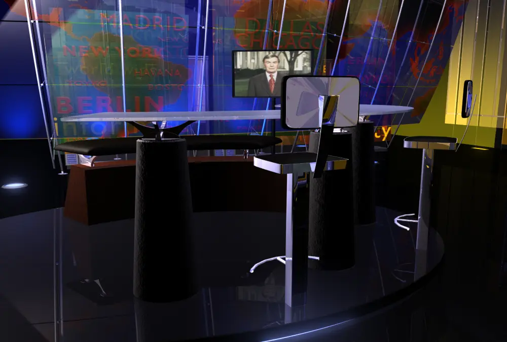 ABC World News Tonight set design detail