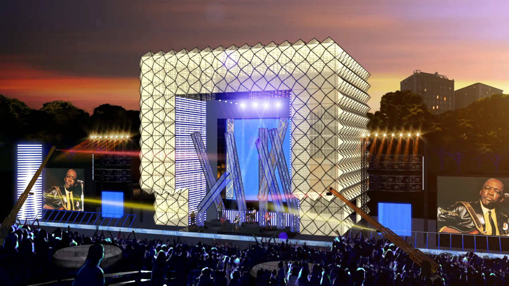 American Express event design concept, New York