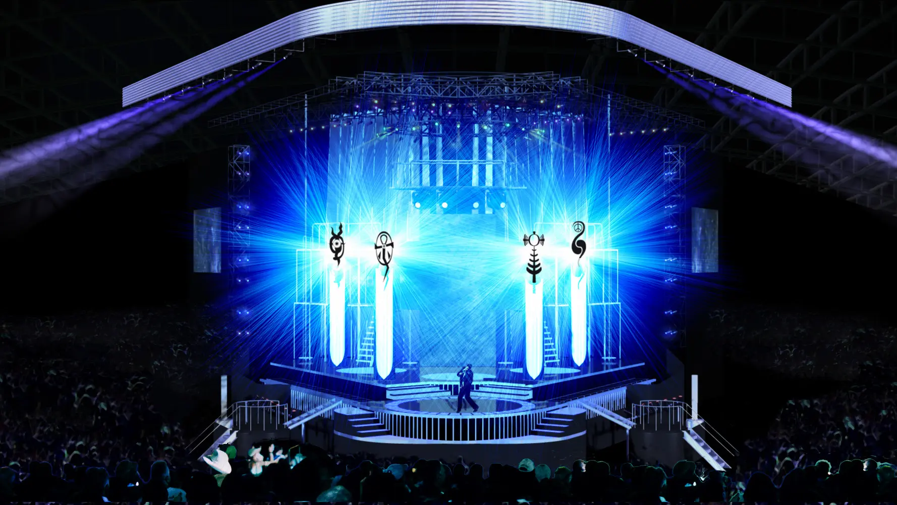 Ricky Martin concert design concept