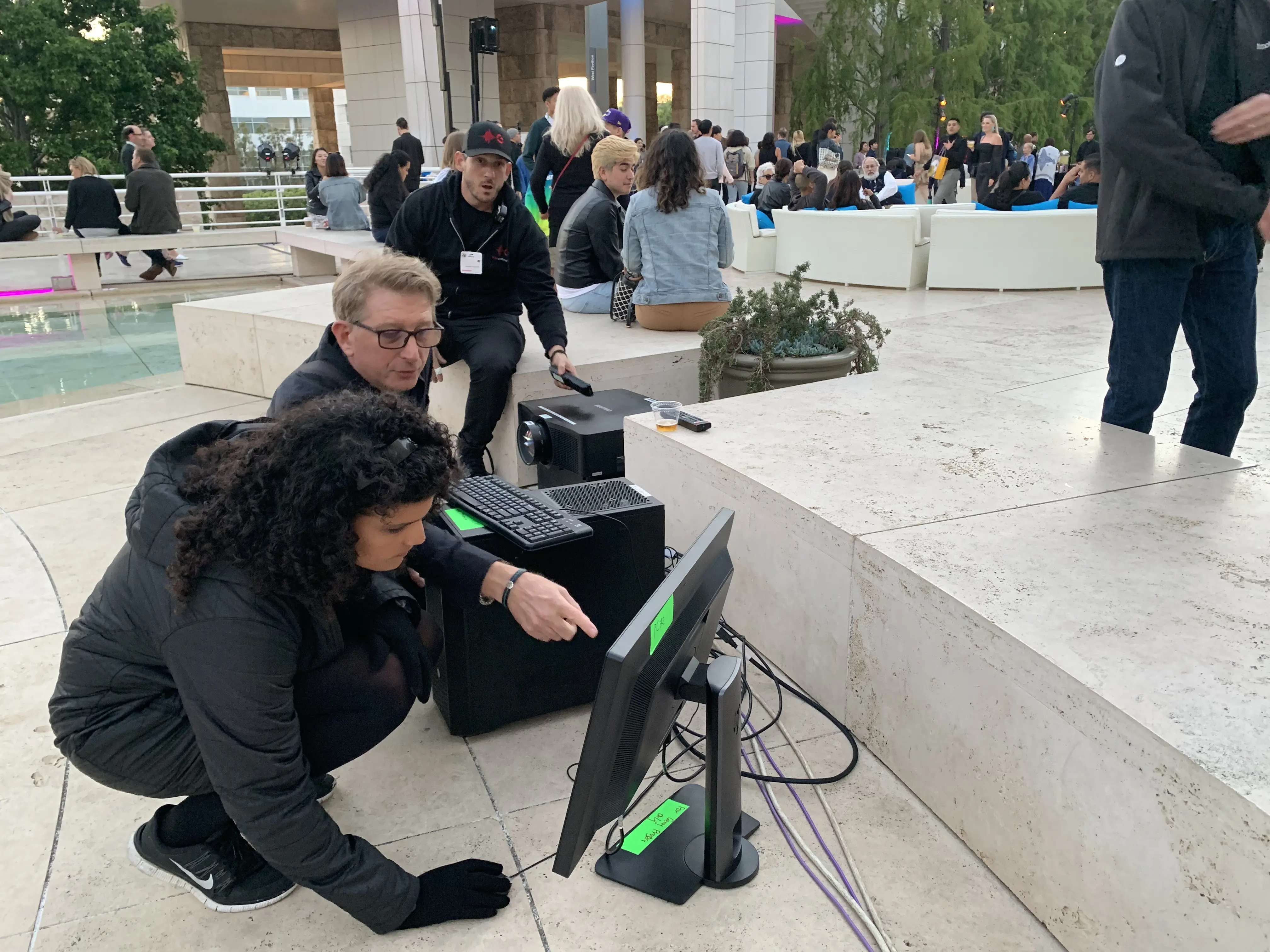 Getty Museum projection mapping 2019