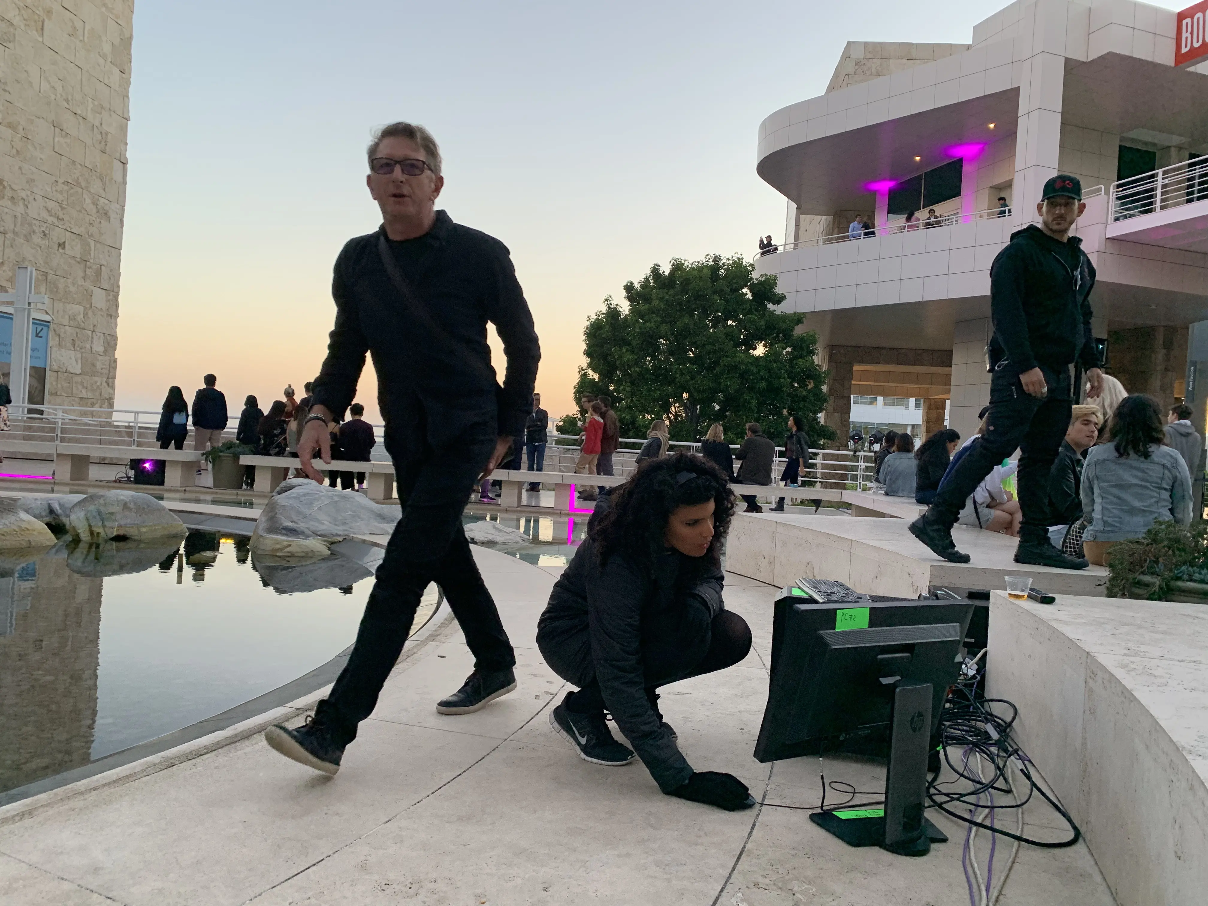 Getty projection mapping