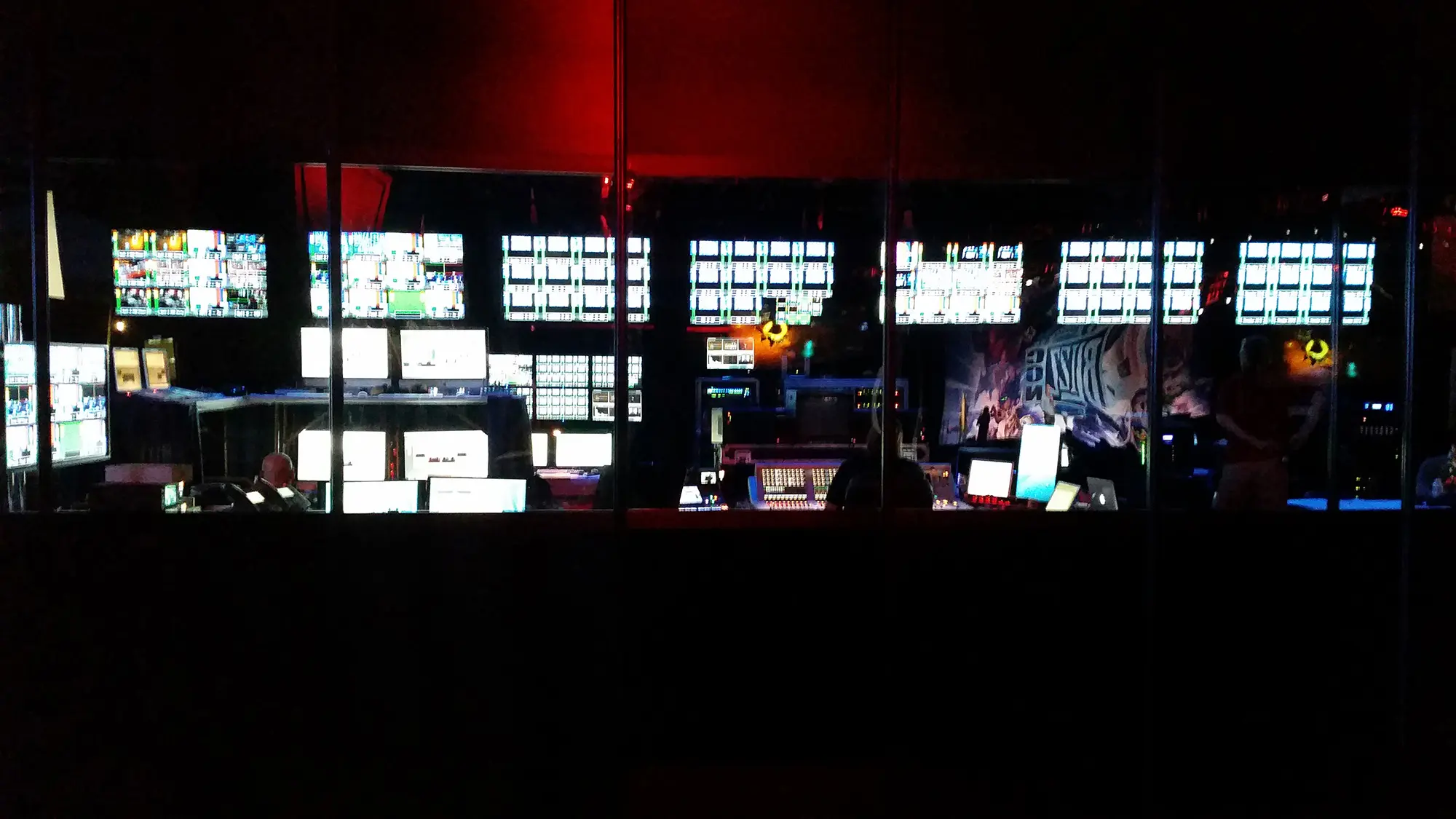 Show control room monitor wall