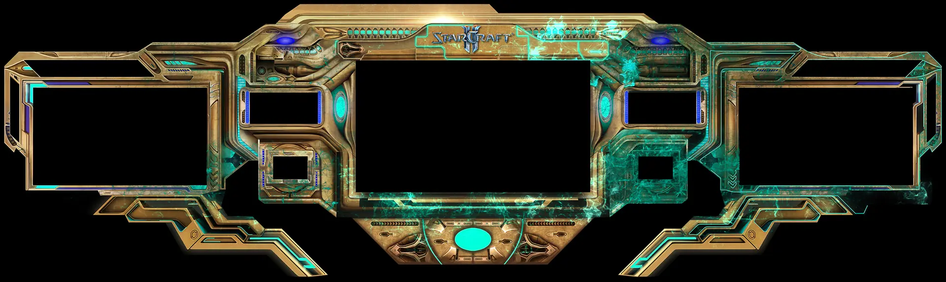 Protoss frame content, player-side variation