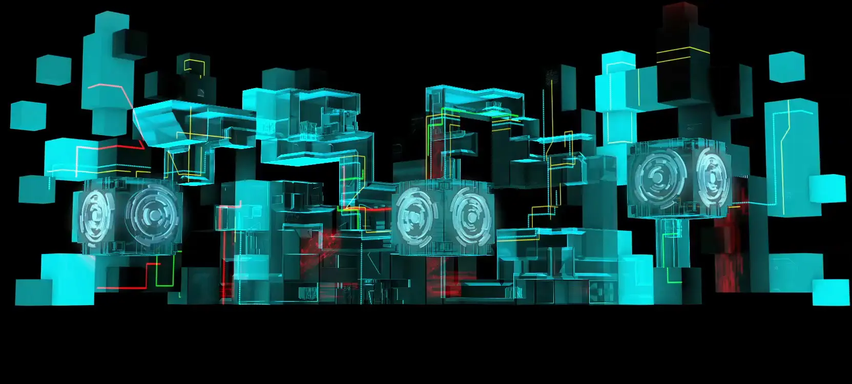 DEEP JINX animated background geometry