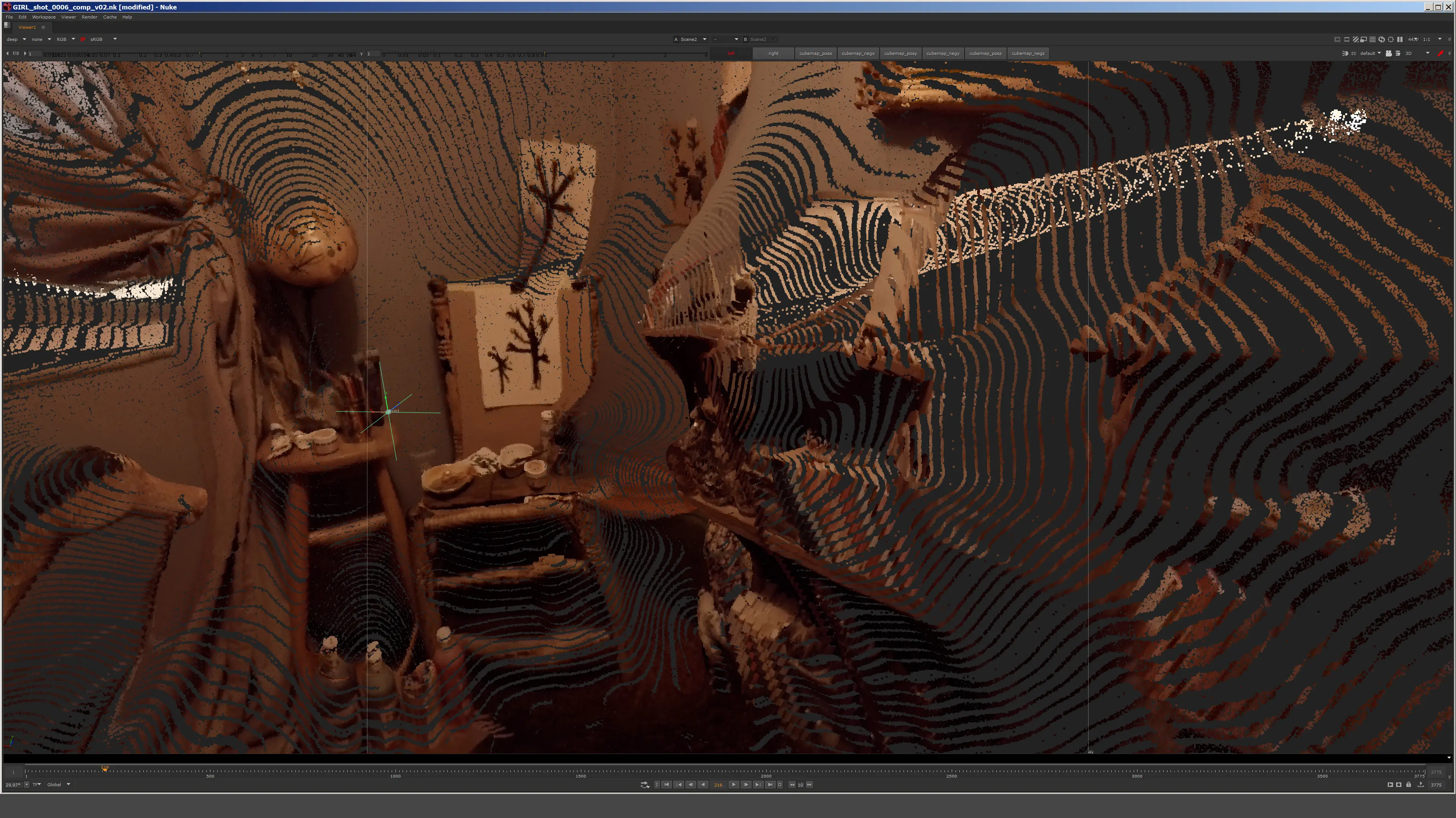 Point cloud reconstruction from Google Jump capture
