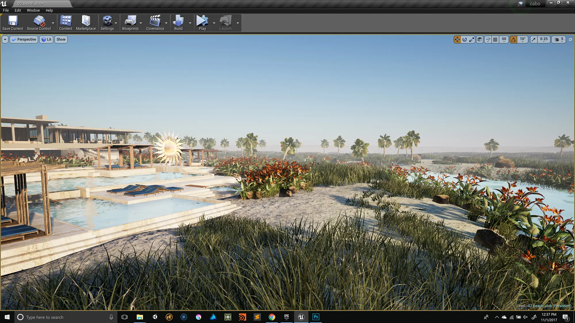 Costa Palmas environment frame