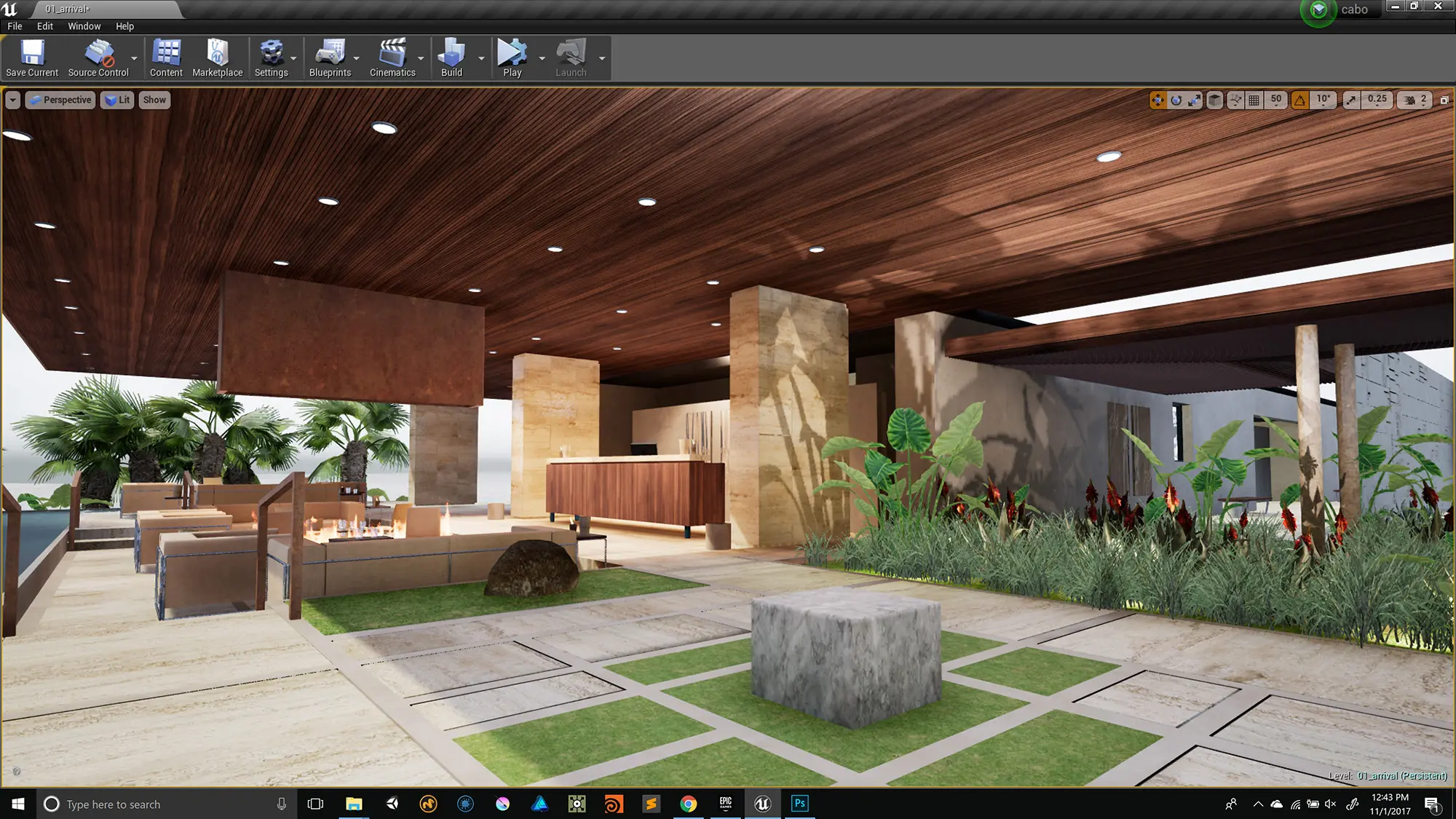 Costa Palmas environment frame