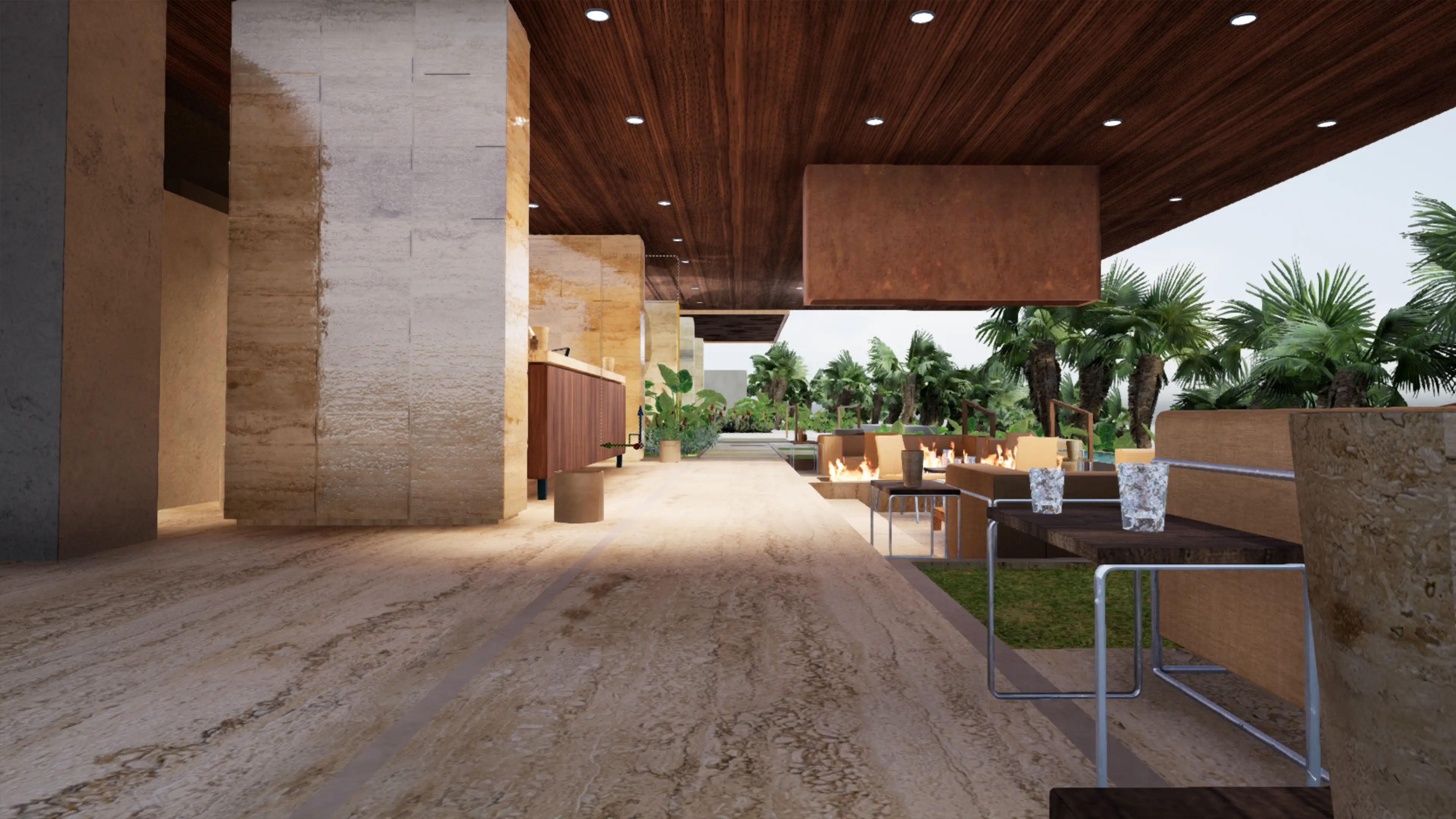 Costa Palmas real-time environment