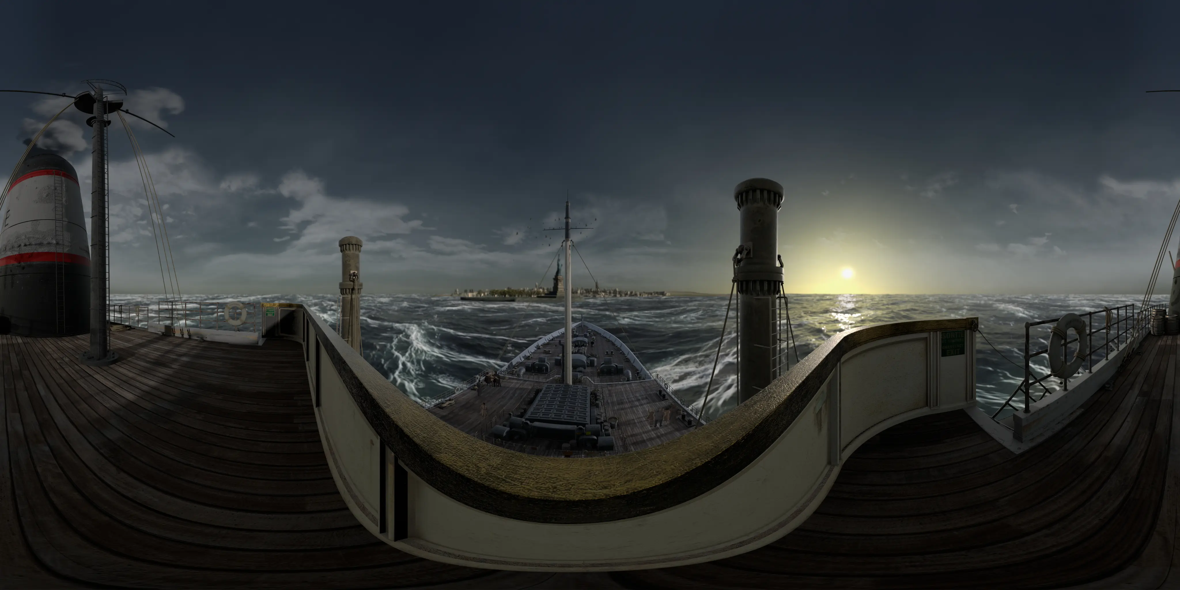 Defying the Nazis VR — full 360 frame