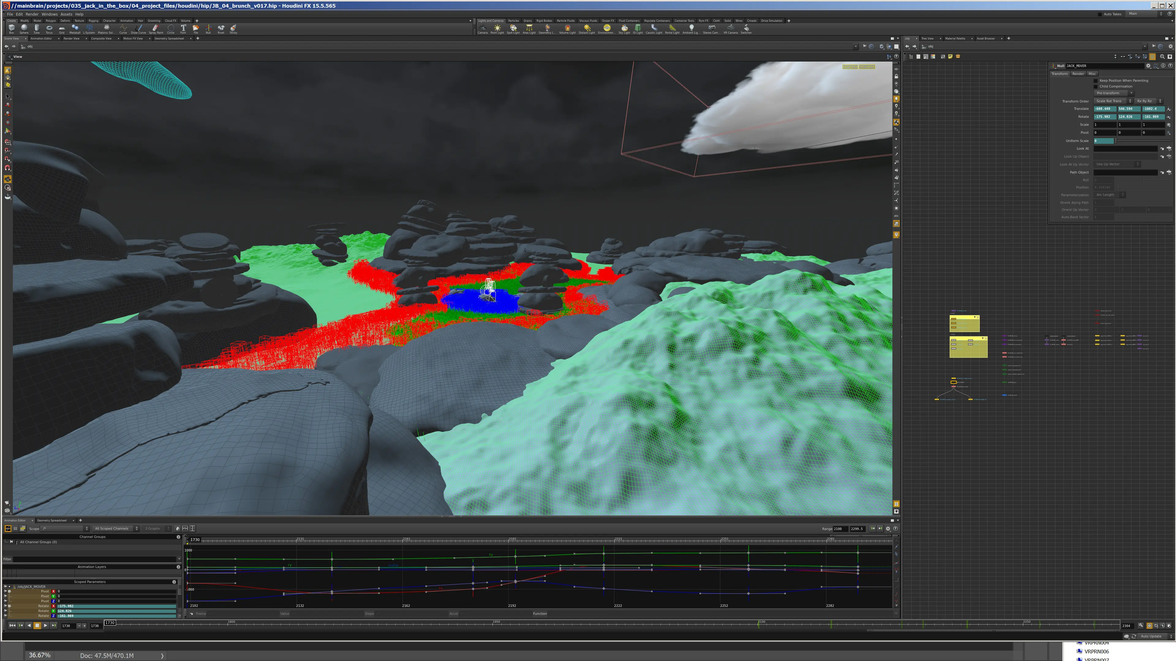 Houdini scene assembly