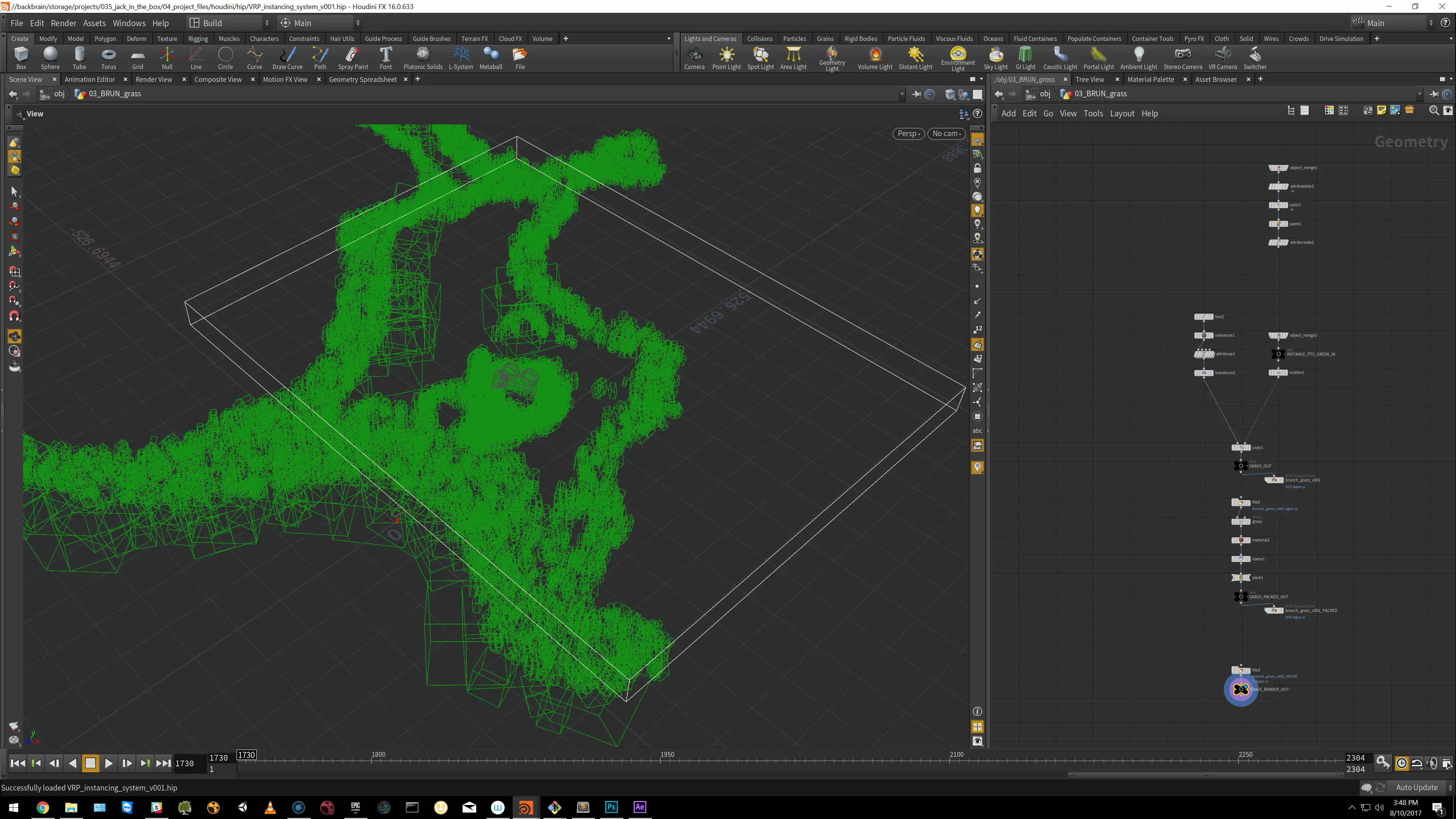 Houdini instancing