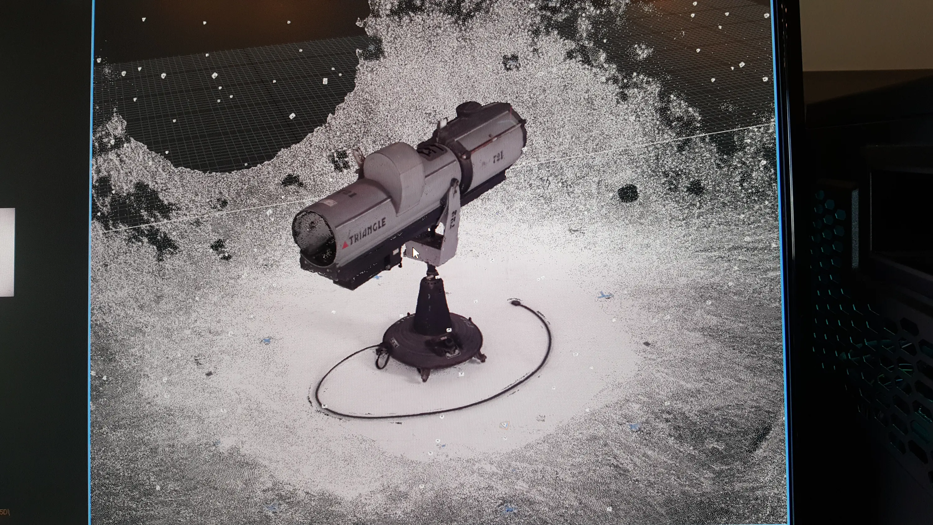 Photogrammetry scan of the set