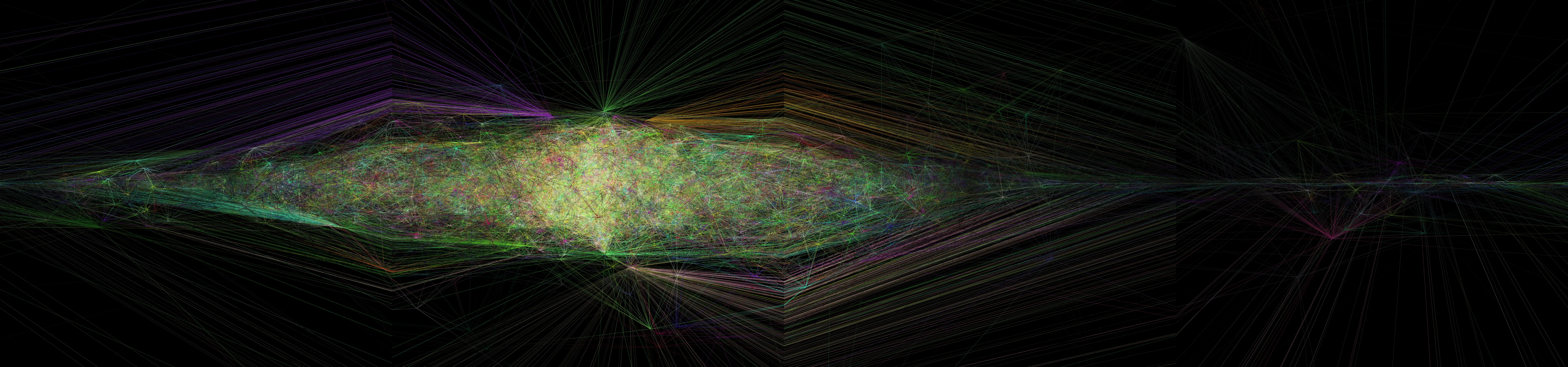Ultra-wide animation frame for the mapped cube surfaces