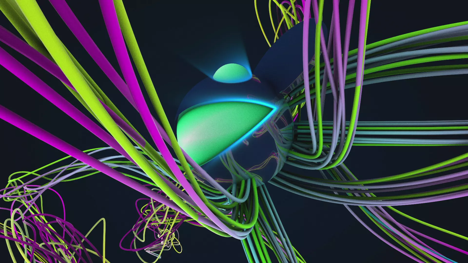 Fiber loop simulation frame