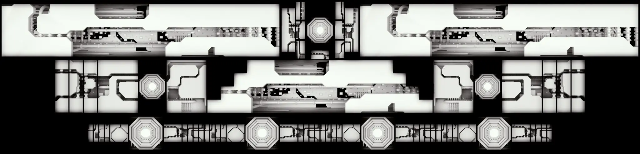 Ultra-wide rotating pipe stage loop frame