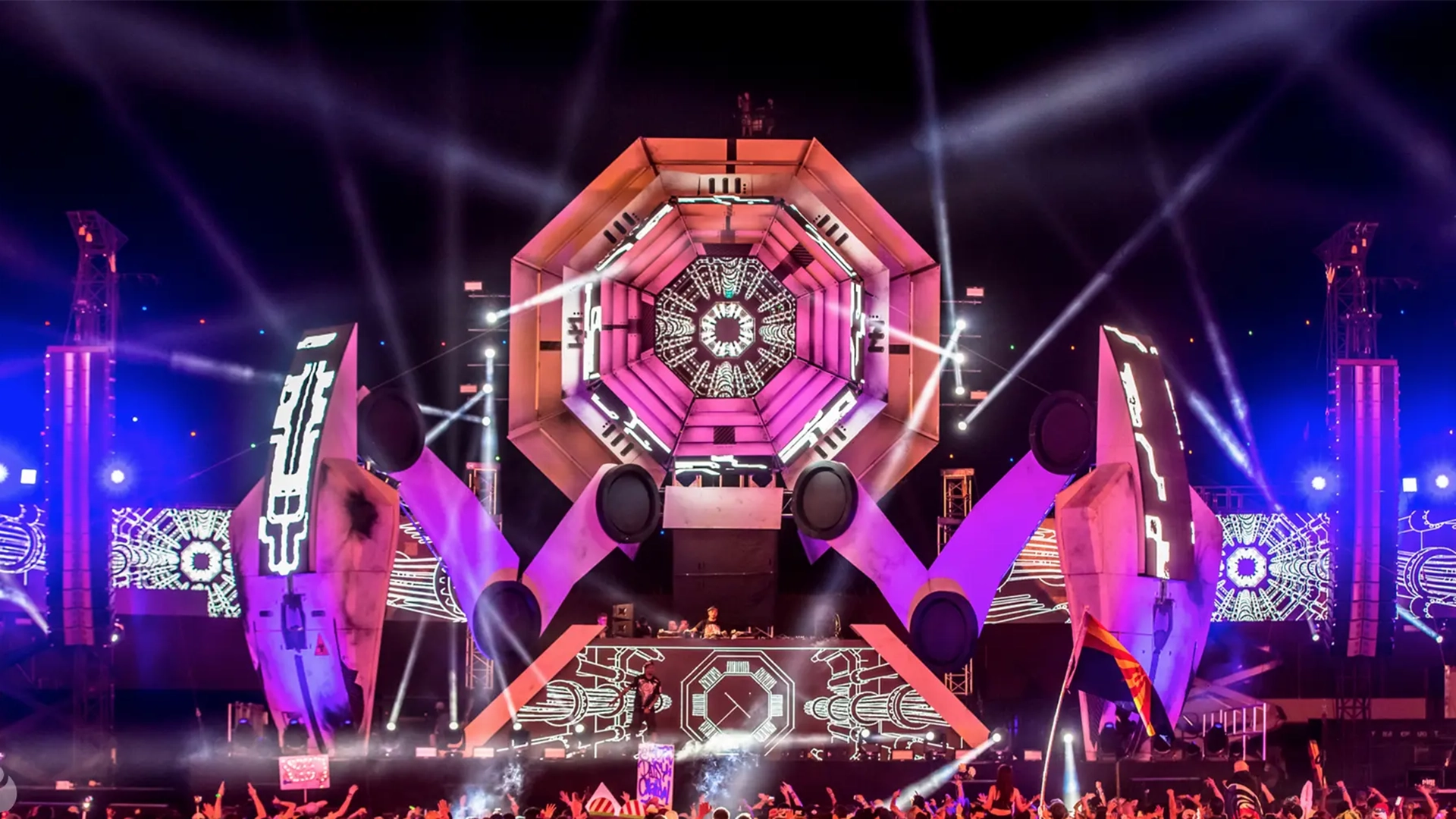 Bass Pod stage at Electric Daisy Carnival
