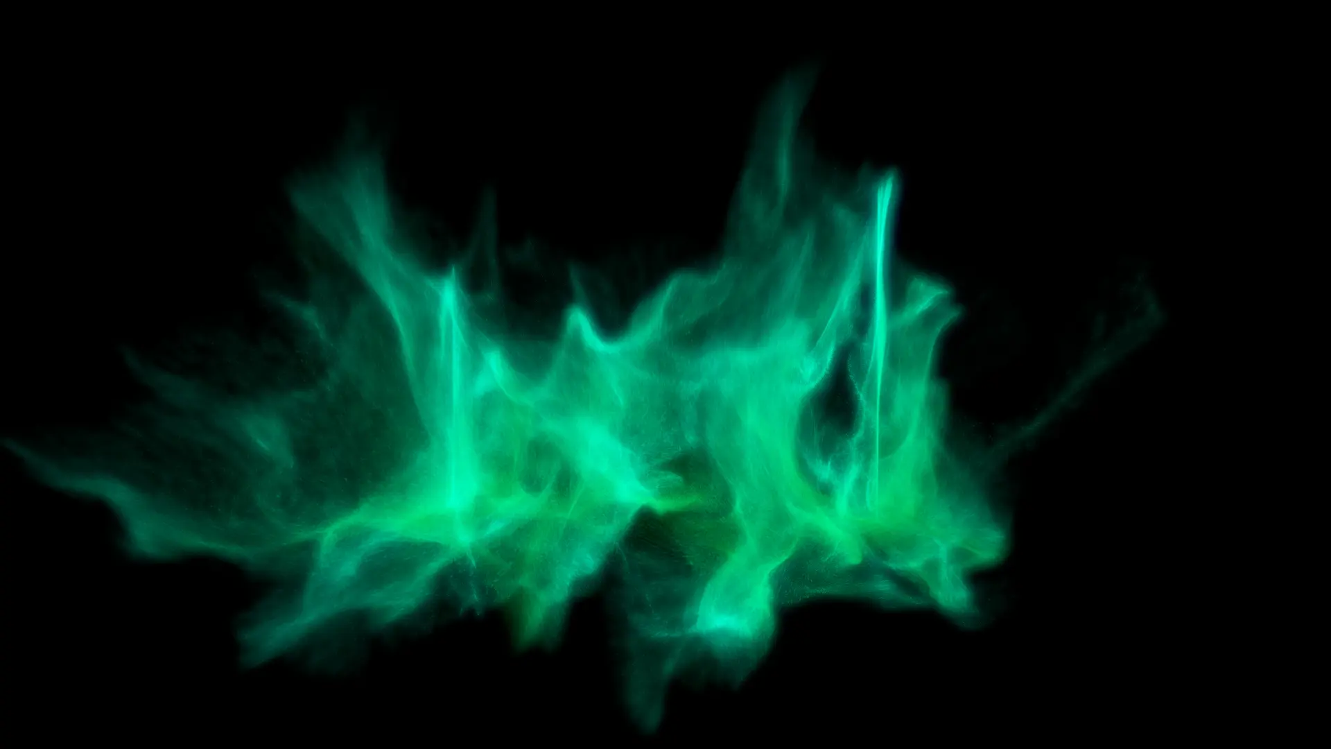 Particle system frame