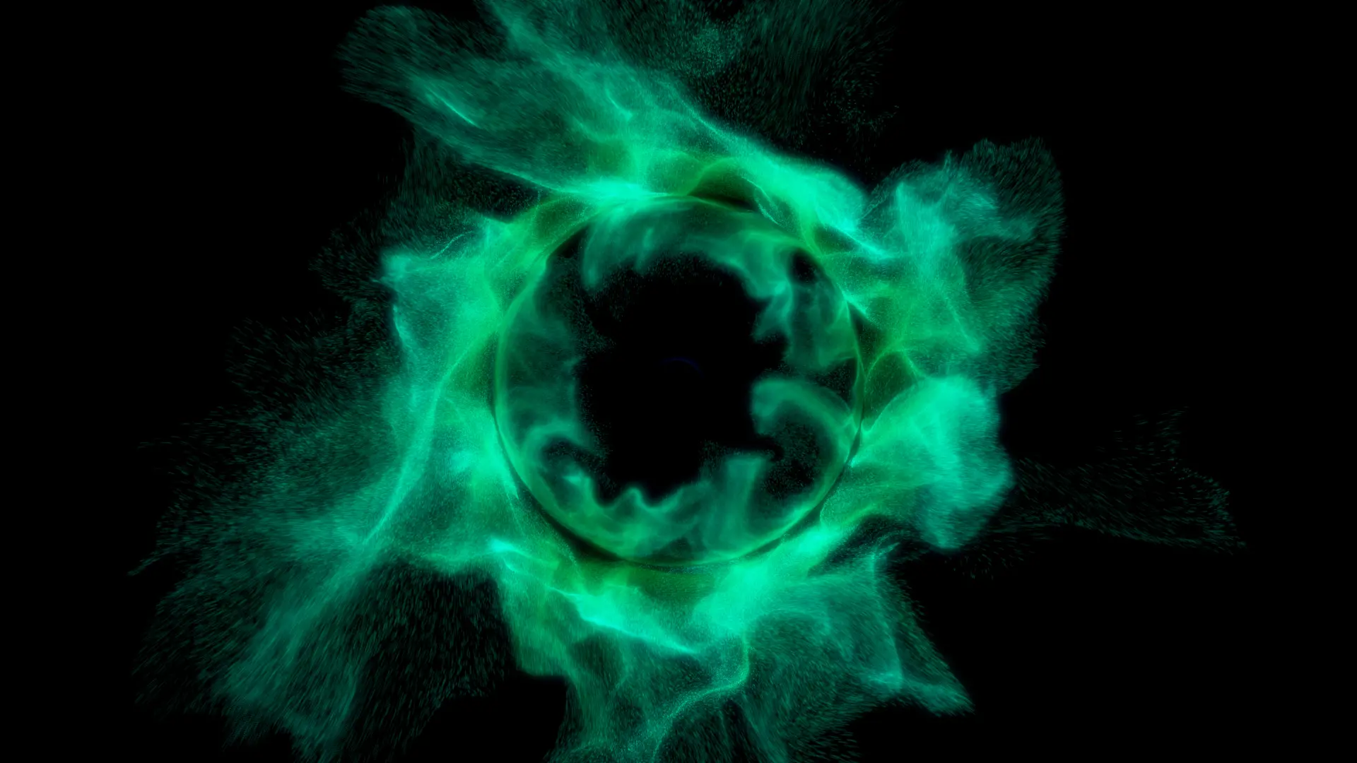 Particle system frame