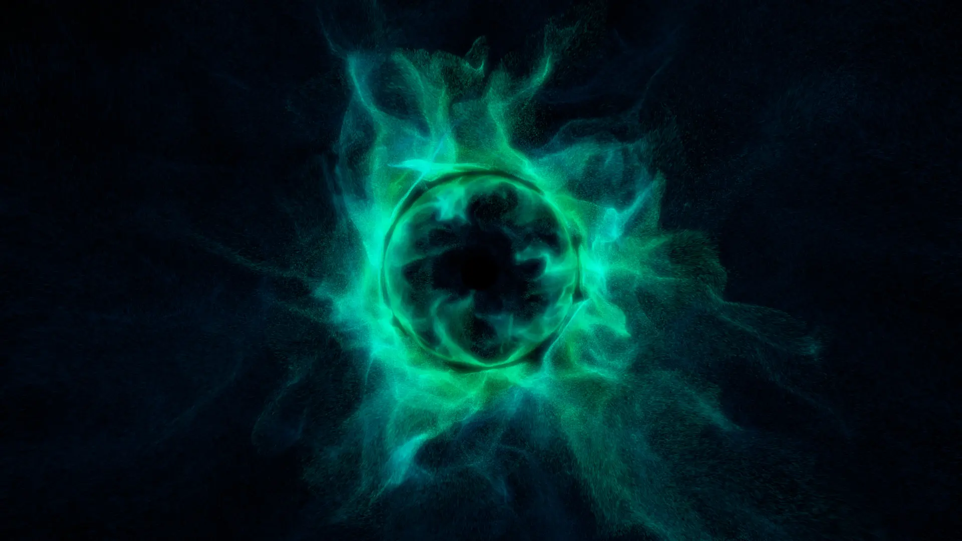 Particle system frame