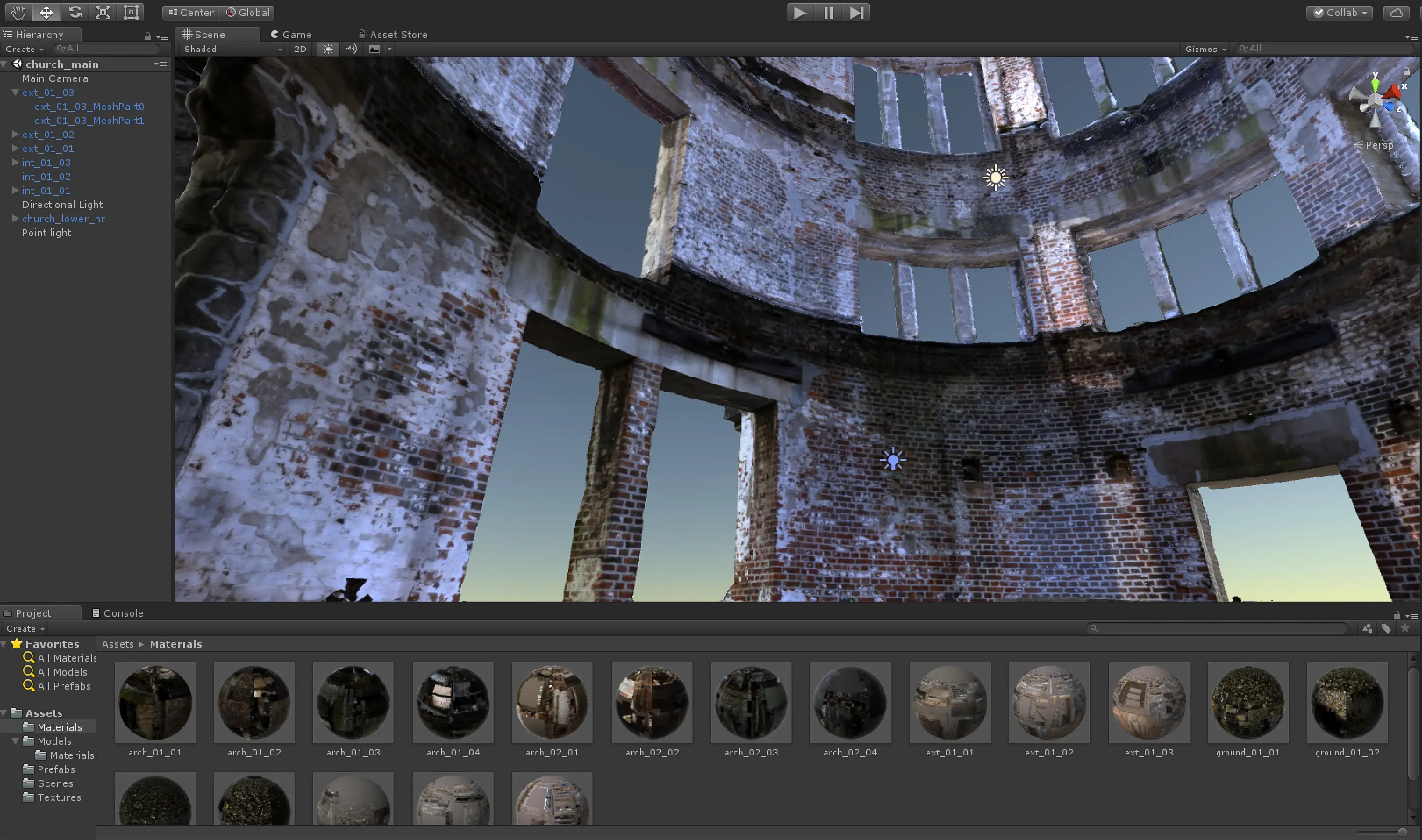 Reconstructed walls and openings in the real-time environment