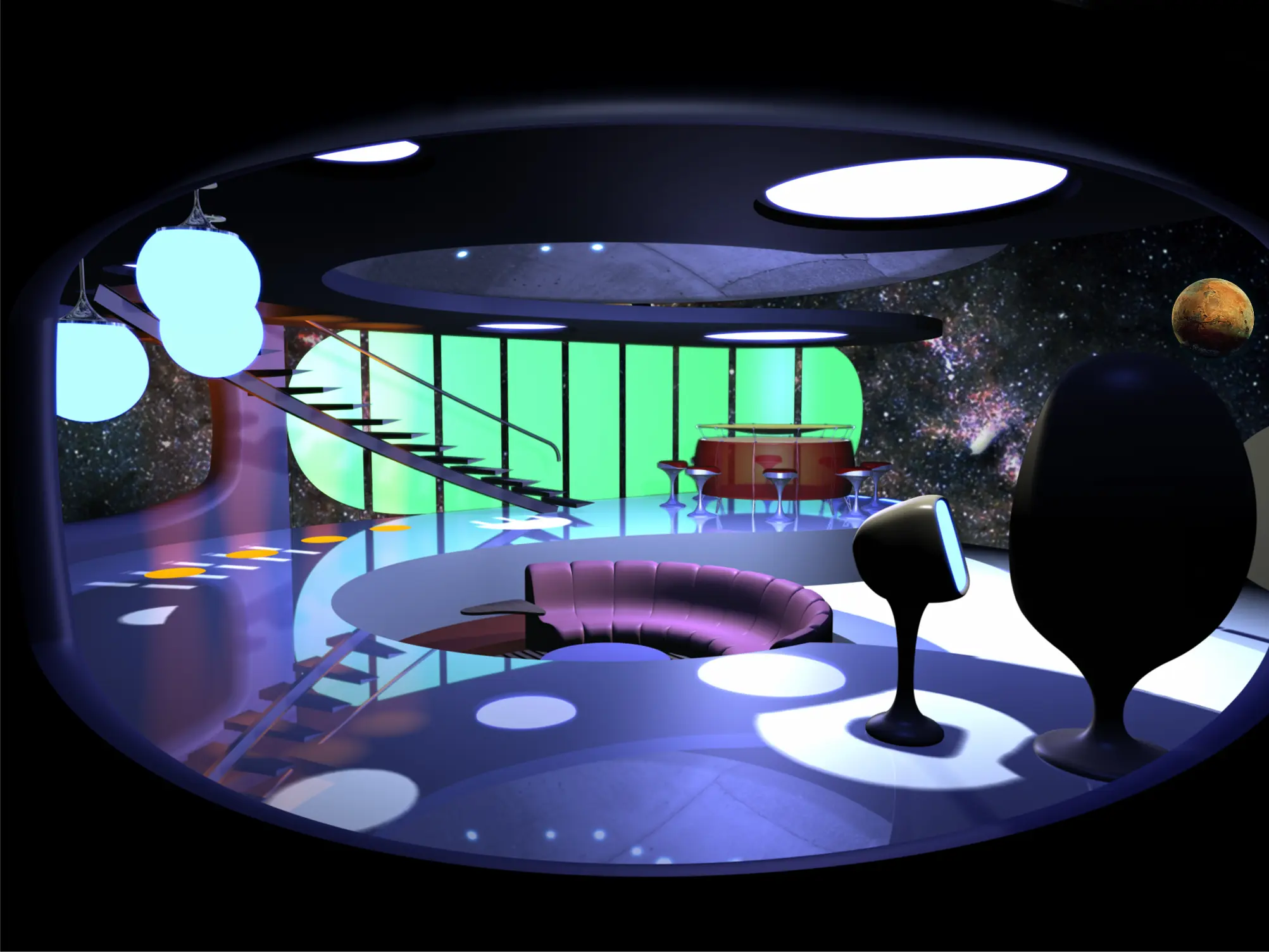 Digital Entertainment Network stage