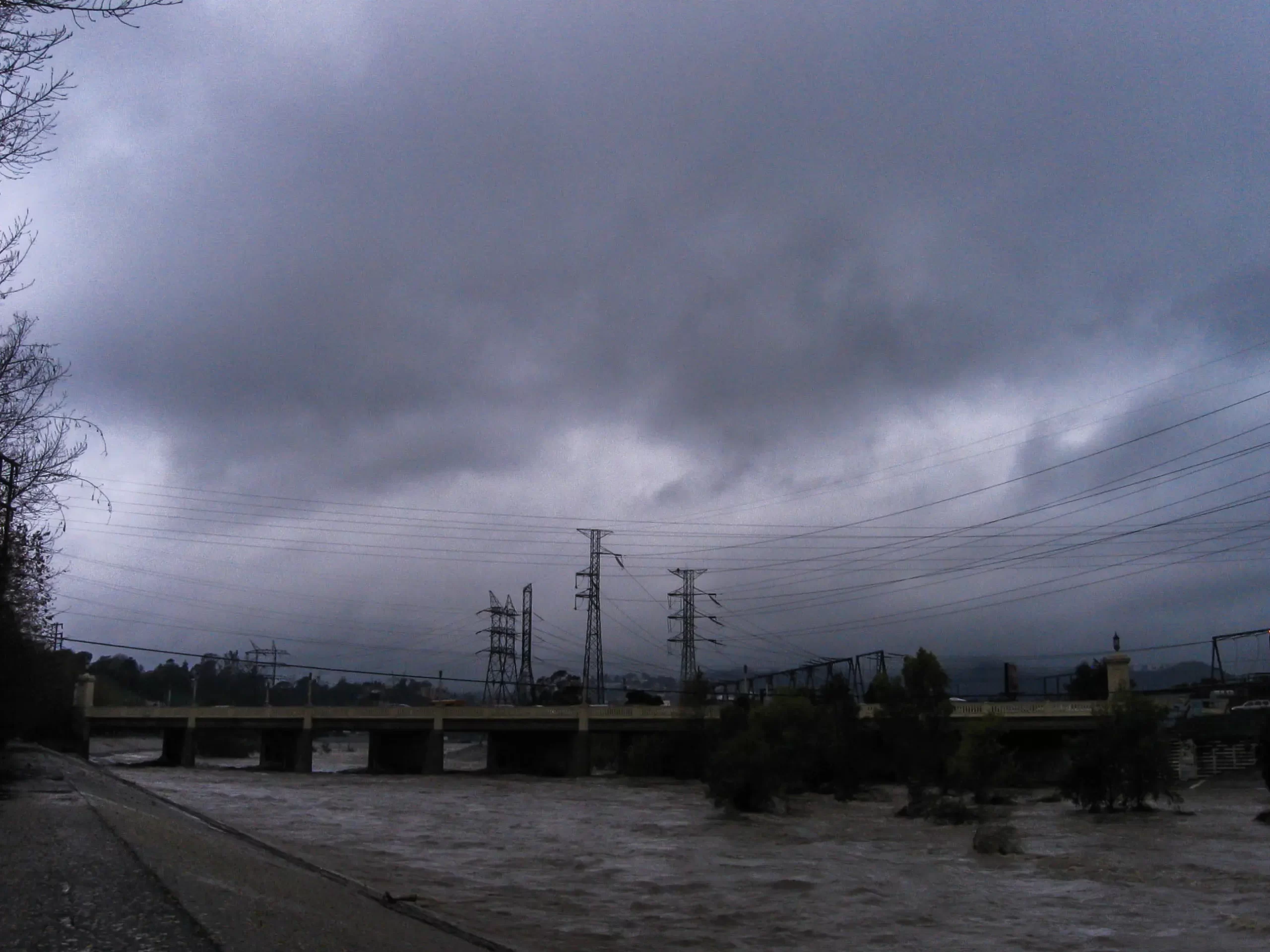 LA River After a Storm in Storm 2005