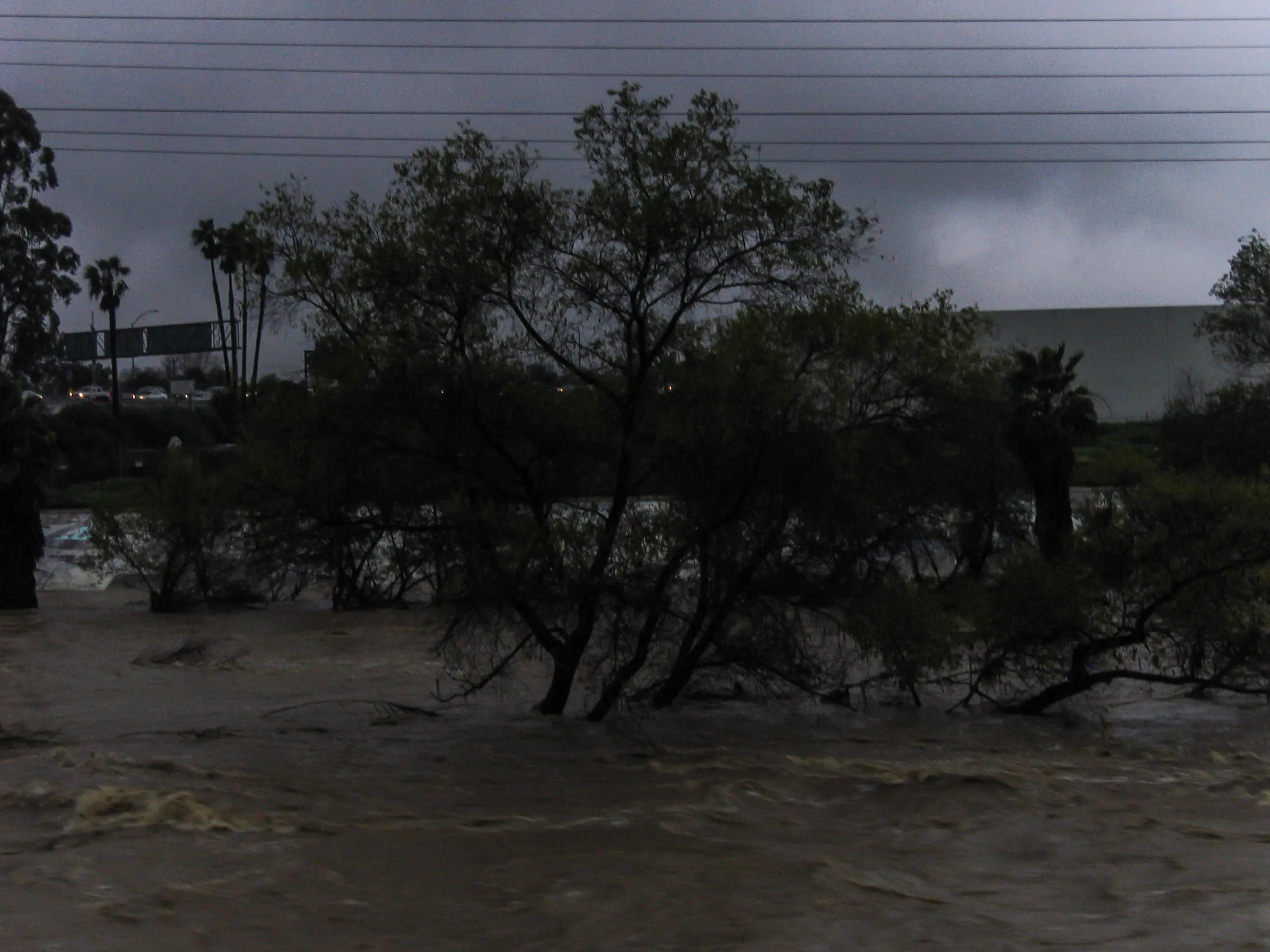 LA River After a Storm in Storm 2005
