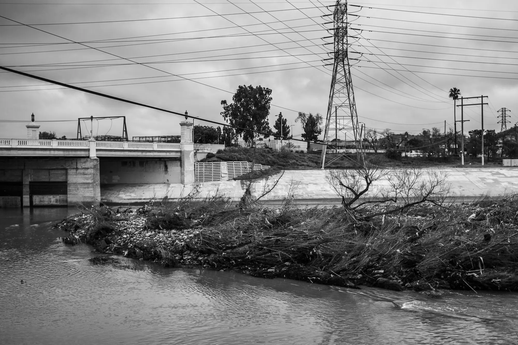 The LA River After a Storm in 2011