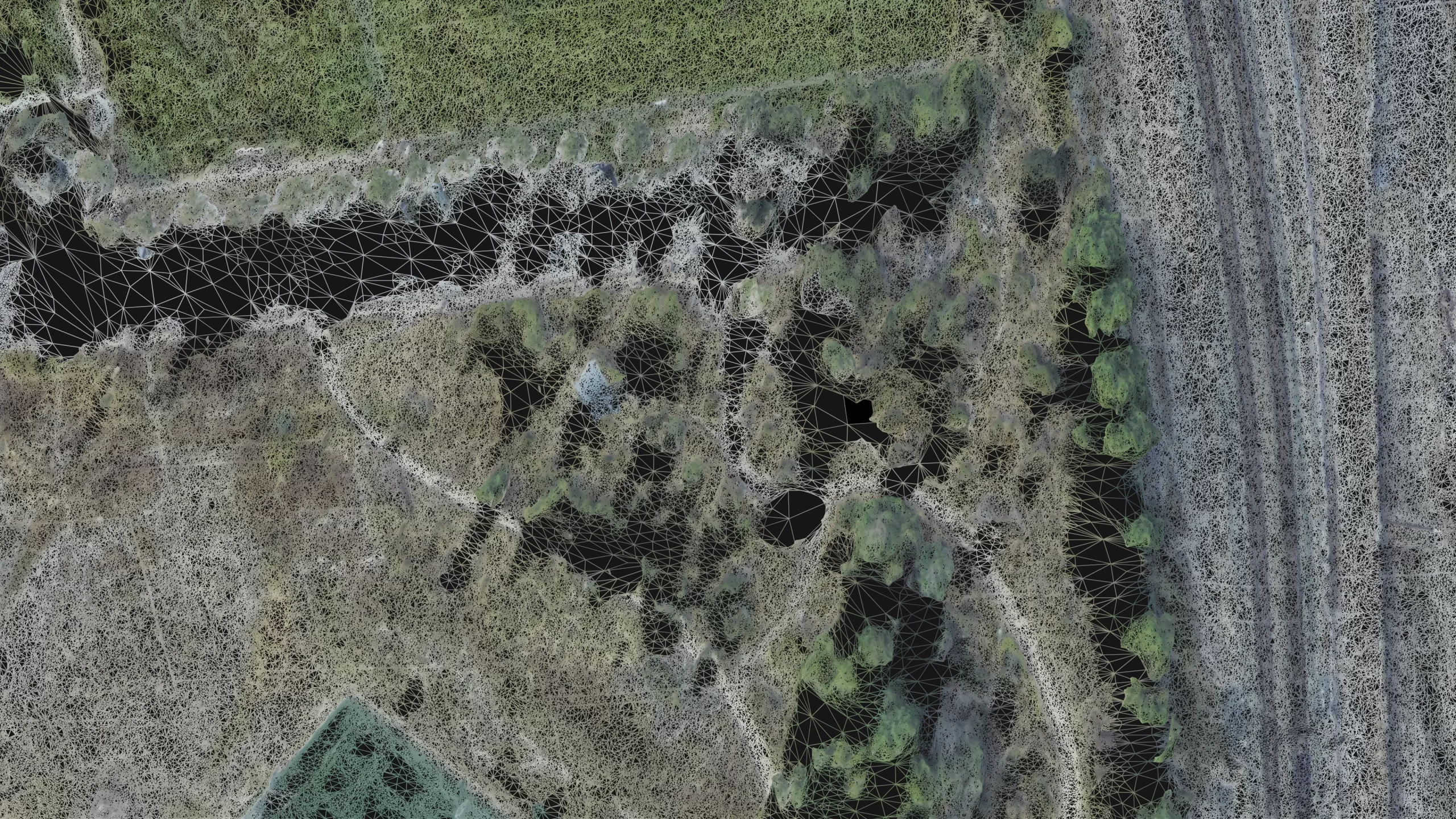 Photogrammetry of the Los Angeles River. LA River